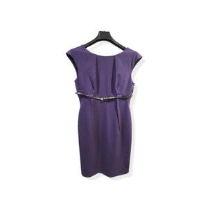 Calvin Klein Sheath Dress, Size:8, Color: Mulberry Heather, New With Tags
